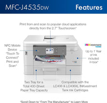 Load image into Gallery viewer, Brother MFC-J4535DW INKvestment Tank All-in-One Multifunction Colour Inkjet Printer