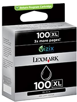 Cartouche d'encre noire à haut rendement Lexmark 14N1068 100XL 