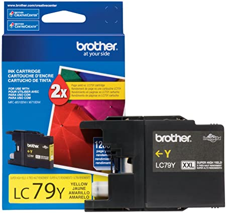 Brother LC79Y Original Yellow Ink Cartridge Extra High Yield