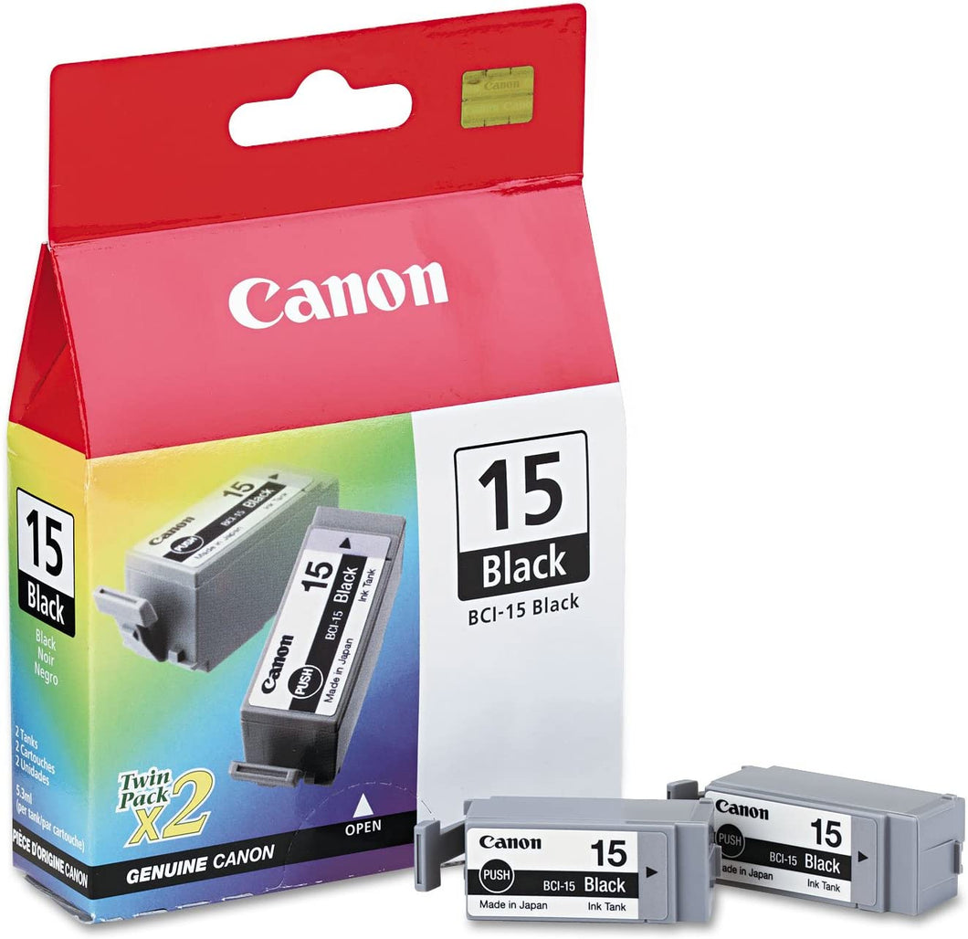 Canon BCI 15 - Ink tank - black - for i80, i70, PIXMA iP90,IP90V,IP80,IP70 -
