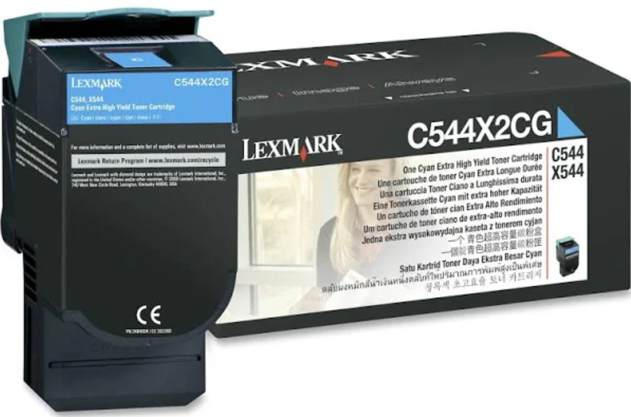 C544X2CG CYAN EXTRA HIGH YIELD TONER