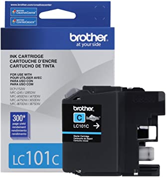 Brother LC101C Original Cyan Ink Cartridge