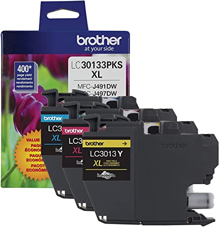 Brother LC3013 3Pack Original Color Ink Cartridge High Yield Combo C/M/Y