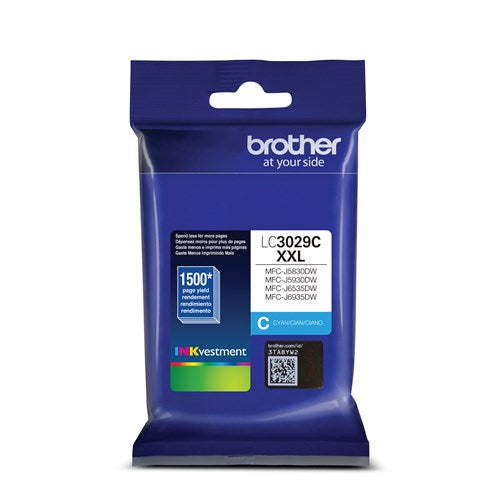 Brother LC3029 XXL Original Ink Cartridge Cyan Extra High Yield