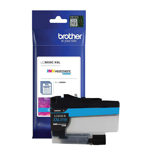 Brother LC3033C Original Cyan Ink Cartridge Extra High Yield