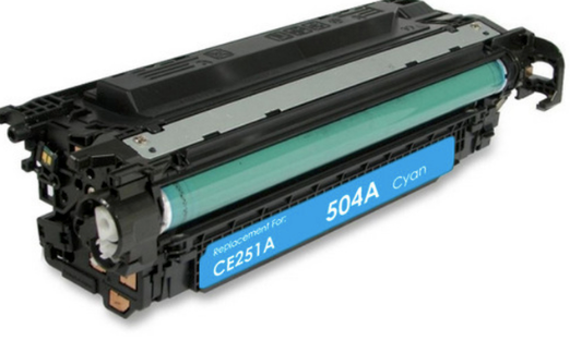 Cartouche de toner compatible cyan HP CE251A (504A)