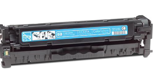 Cartouche de toner compatible cyan HP CC531A (304A)