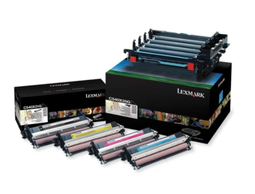 Lexmark C540X74G Black/Color Imaging Kit - Black, Cyan, Magenta, Yellow