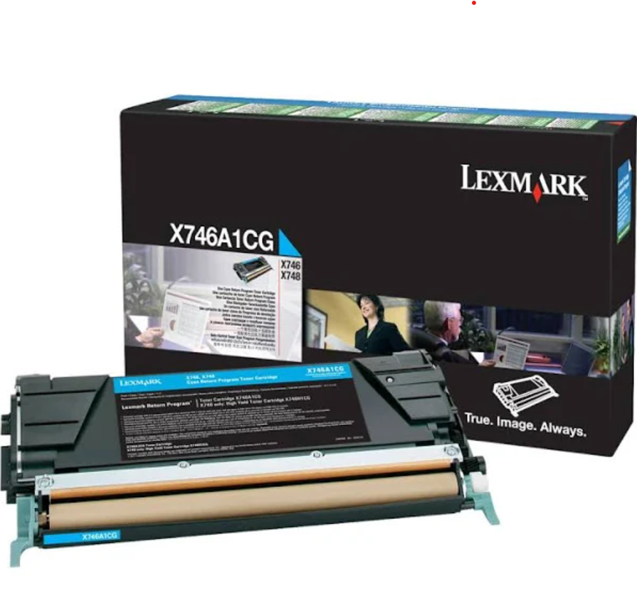 X746A1CG CYAN RETURN PGM TONER CARTRIDGE