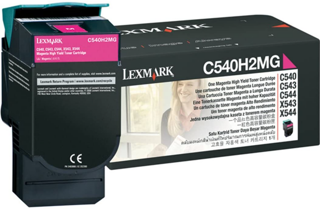 MAGENTA HIGH YIELD TONER CARTRIDGE C540H2MG