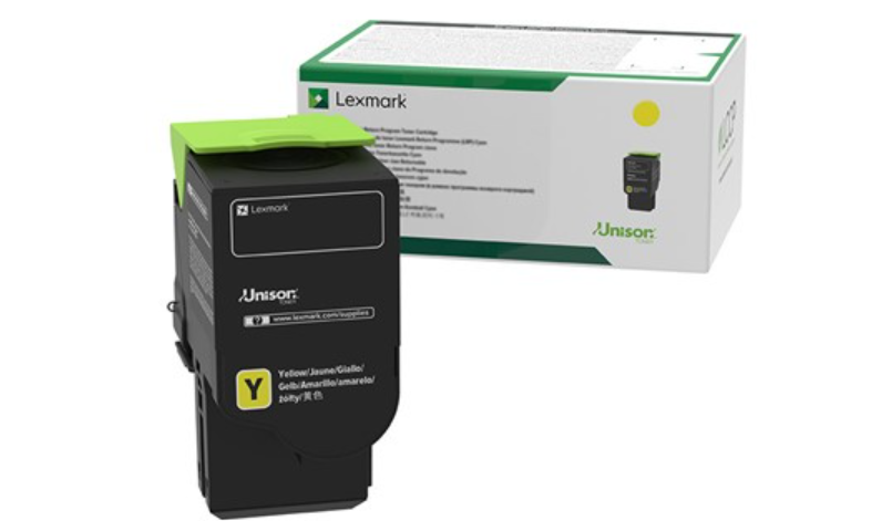 Lexmark 78C10Y0 Unison Original Standard Yield Laser Toner Cartridge - Yellow