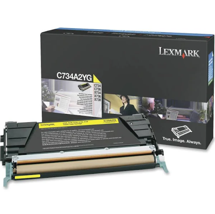 YELLOW TONR CART 6K C734A2YG