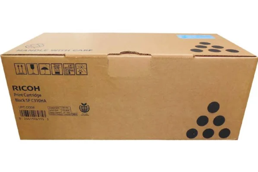 RICOH SPC310HA HIGH YIELD CYAN CARTRIDGE FOR USE IN AFICIO SPC231 SPC232 SPC242