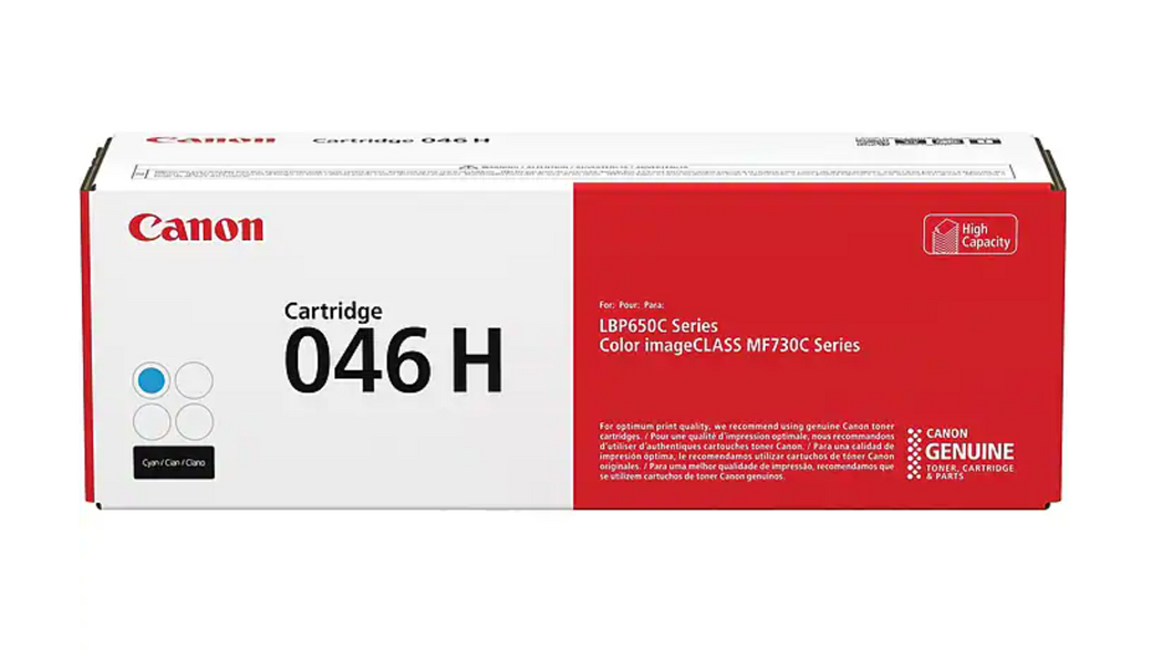 Canon 045 Original High Yield Laser Toner Cartridge - Cyan