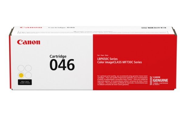 Canon 046 Original High Yield Laser Toner Cartridge - Yellow