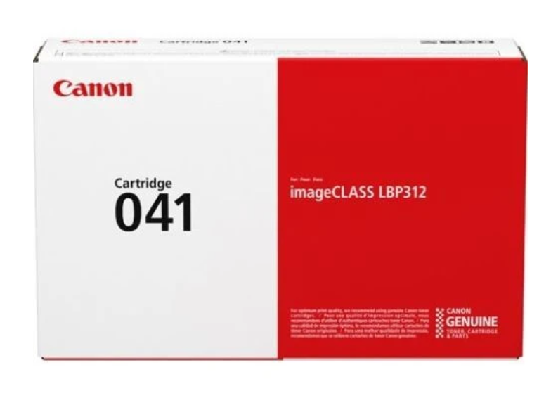 Canon 041 Original High Yield Laser Toner Cartridge - Black