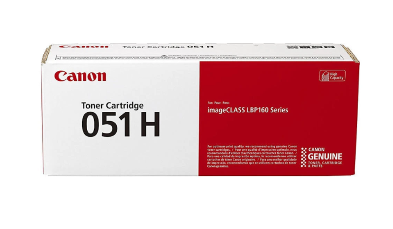 Canon 051 H Original High Yield Laser Toner Cartridge - Black
