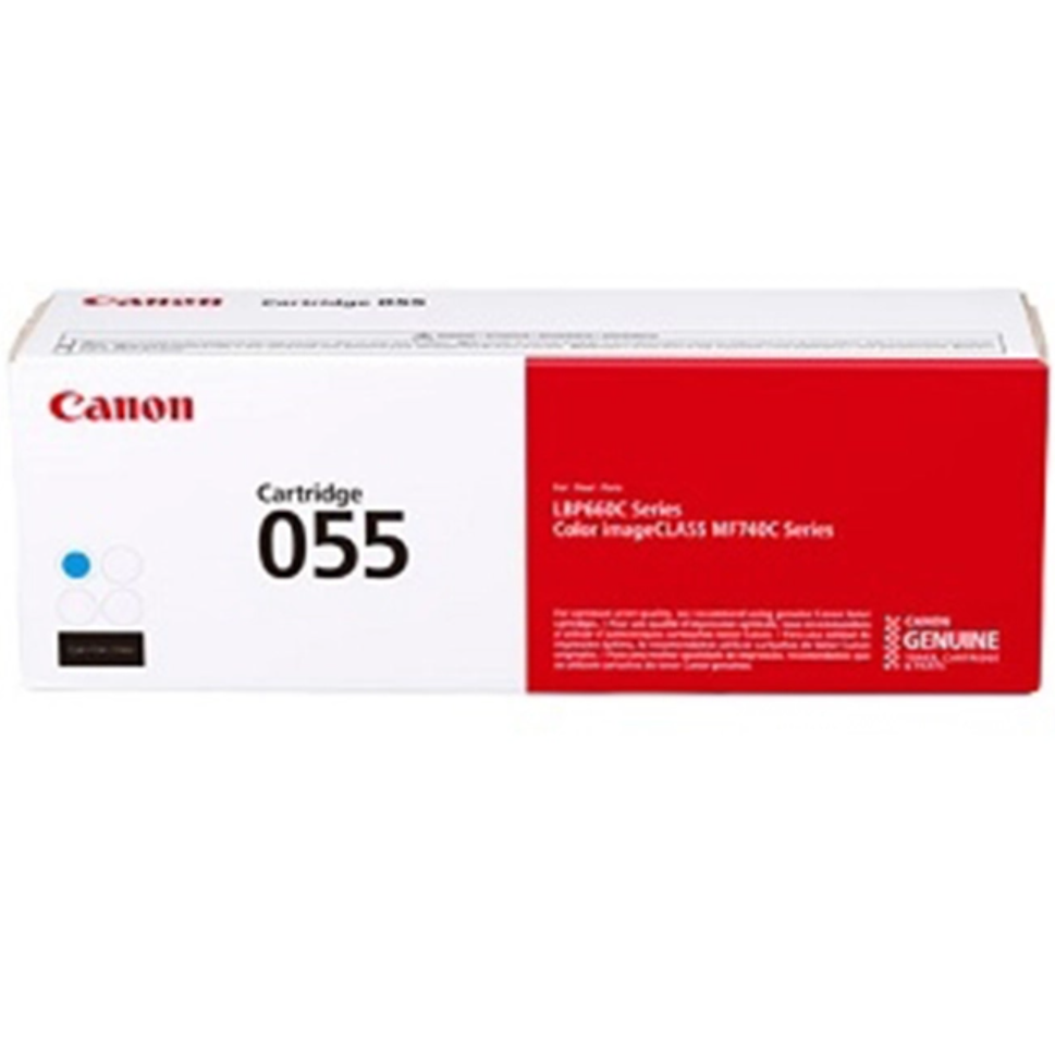 Canon 055 Original Laser Toner Cartridge - Cyan