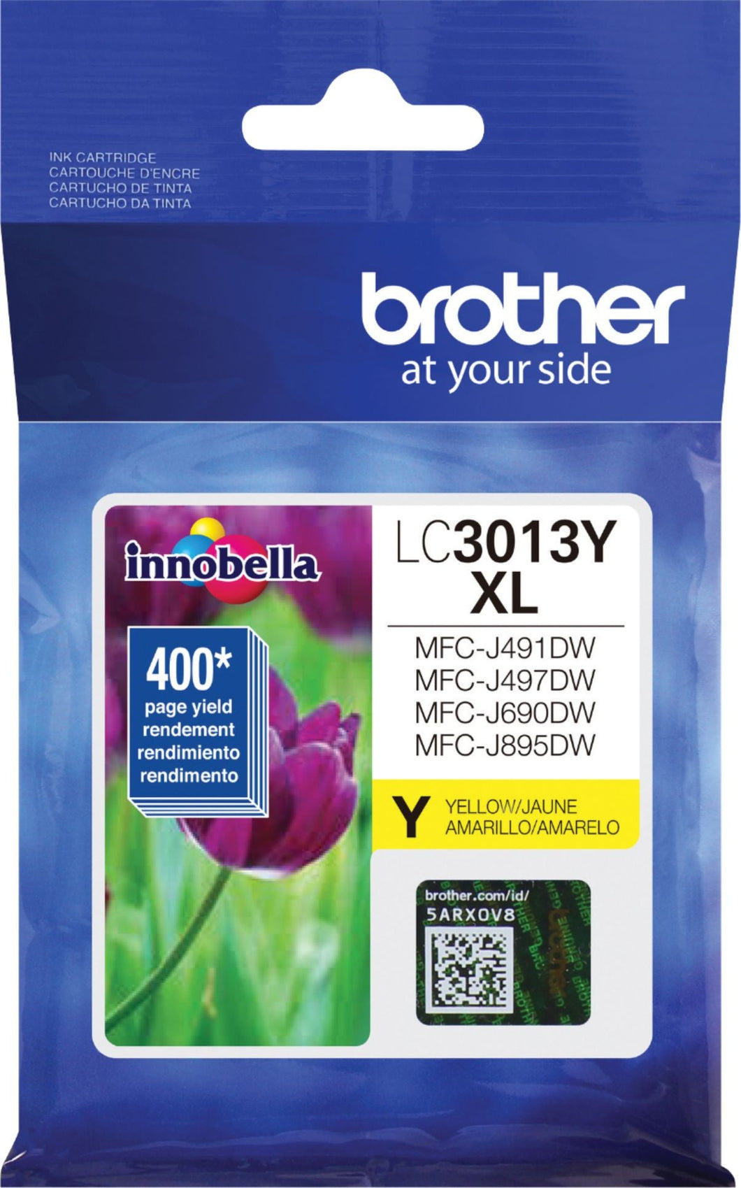 Brother LC3013Y Original Yellow Ink Cartridge High Yield