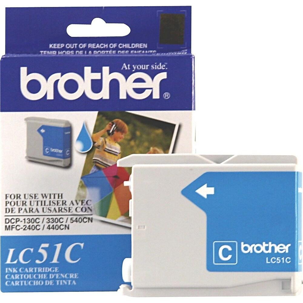 Brother LC51C Original Cyan Ink Cartridge