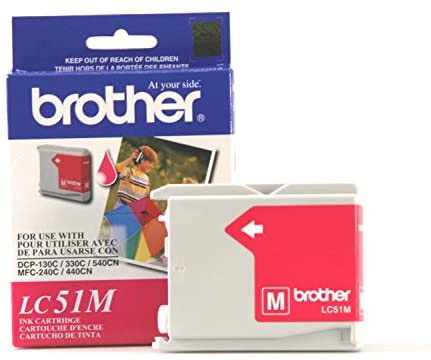 Brother LC51M Original Magenta Ink Cartridge