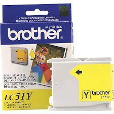 Brother LC51Y Original Yellow Ink Cartridge