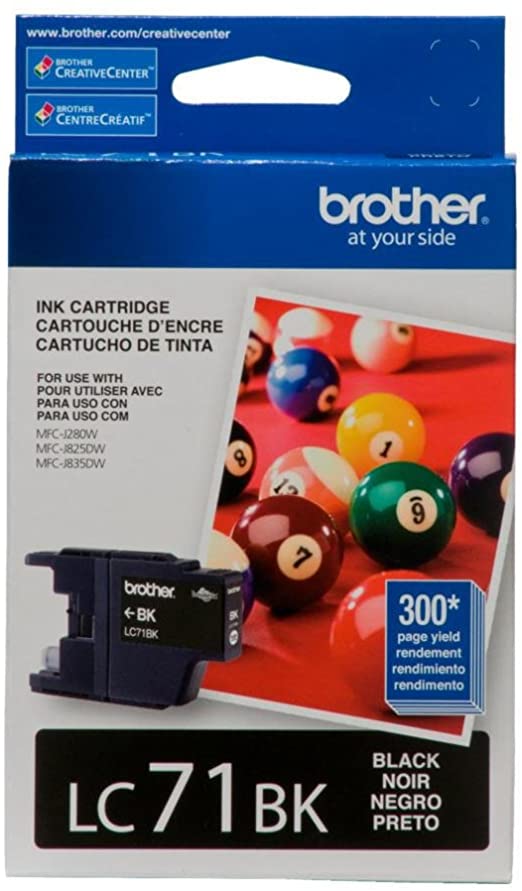 Brother LC71BK Original Black Ink Cartridge